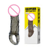 BAILE Sex Products For Couple Erotic Realistic Penis Sleeves Reusable Condoms Delay Lasting Cock Rings Sex ToysMen's Enlarger