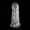 Crystal wolf tooth condom Adult sex toys Reusable sexy toys increase endurance and delay effects Enhance the male sexual ability
