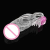 Vibrating Penis Extensions, Silicone Extender, Extend Cock Sleeve, Crystal Enlargers, Sex Toys for men