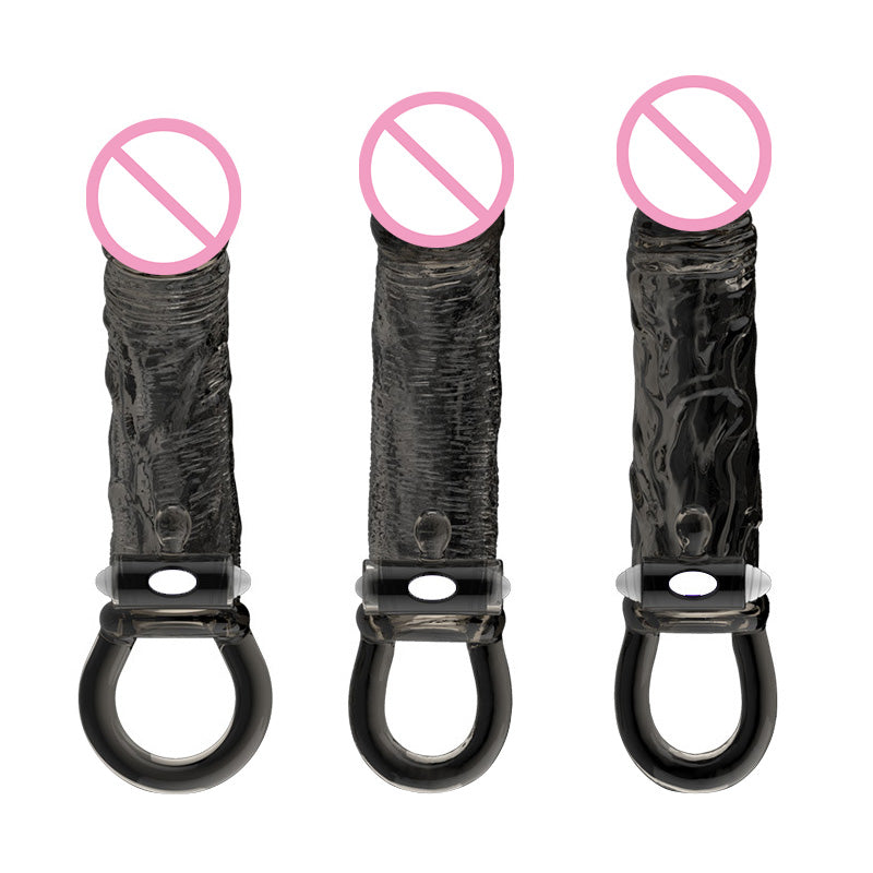 3 Size Male Dildo Penis Extension Extender Thick Sheath Sleeve Girth E | ROMANCETOOLS 3 Size Male Dildo Penis Extension Extender Thick Sheath Sleeve Girth E | ROMANCETOOLS