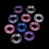 10pcs Penis Ring Delaying Ejaculation Silicone Stretchy Donuts Cock Rings Multi-color Sex Toys for Male and Female