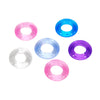 6pcs Super Stretchy Penis Ring Time Delay Donut Cock Sex Rings Silicone Erection Enhancer Sex Toys for Men