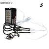 Zerosky Anal Plug Penis Ring Electro Shock Host Cable Dick Enlarge Cock Rings Sex Toys for Men Electro Stimulation Massage