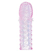 Sex Latex Cover Penis Sleeve Time Delay Crystal Large Particles Reusable Condoms Sleeve