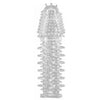 Sex Latex Cover Penis Sleeve Time Delay Crystal Large Particles Reusable Condoms Sleeve