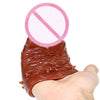 Realistic Extender Barbed Penis Ring Men's Special Condom For Enlargement Delay Ejaculation