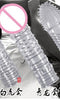 Zerosky Reuseable Crystal Condoms Penis Extender Ejaculation Delay Penis Enlargement Sleeves