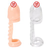 Male Enhancement Solid Head Penis Sleeves Rings Vagina Stimulation Reusable Condom