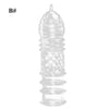 Crystal Cock Ring Reusable Condom Sex Toy Penis Sleeves Extension Enhancer