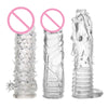 1 Piece Penis Extender, Delay Ejaculation, Penis Enlargement Enhancer, Penis Extend Sleeve, Sex Toys for Man, Adult Products